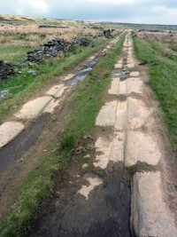 Rutted track to Meltham