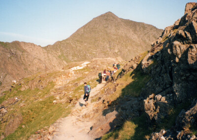 Pyg track with Snowdon behind